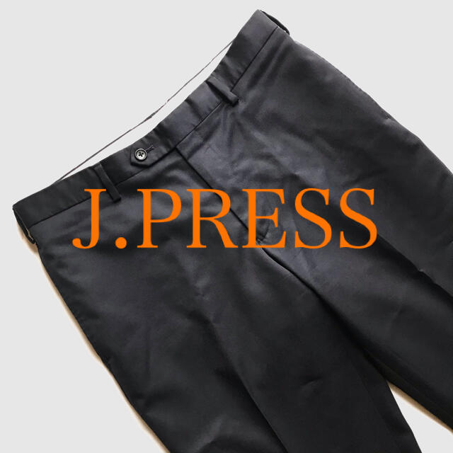 J.PRESS ジェイプレス　　テーパード　スラックス　パンツ　ネイビー　紺