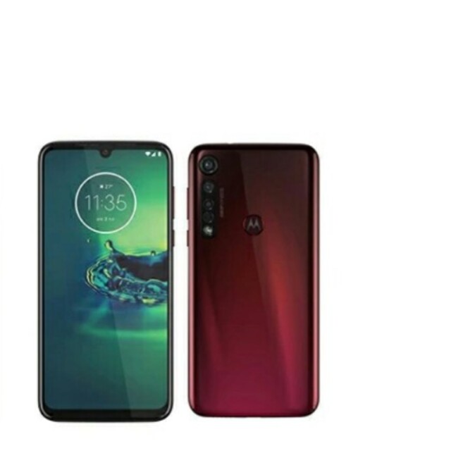 スマホ/家電/カメラ新品未開封・モトローラ moto g8 plus ポイズンベリー