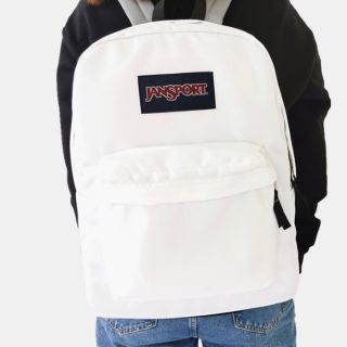 ジャンスポーツ(JANSPORT)のJANSPORTリュック 白(リュック/バックパック)