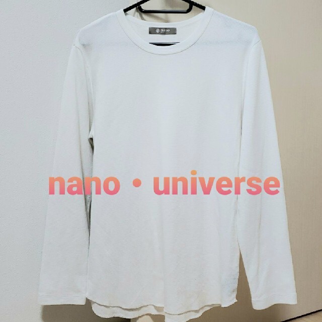 nano・universe(ナノユニバース)のナノユニバース ワッフルロングスリーブシャツ 　ロンT 長袖 メンズ メンズのトップス(Tシャツ/カットソー(七分/長袖))の商品写真