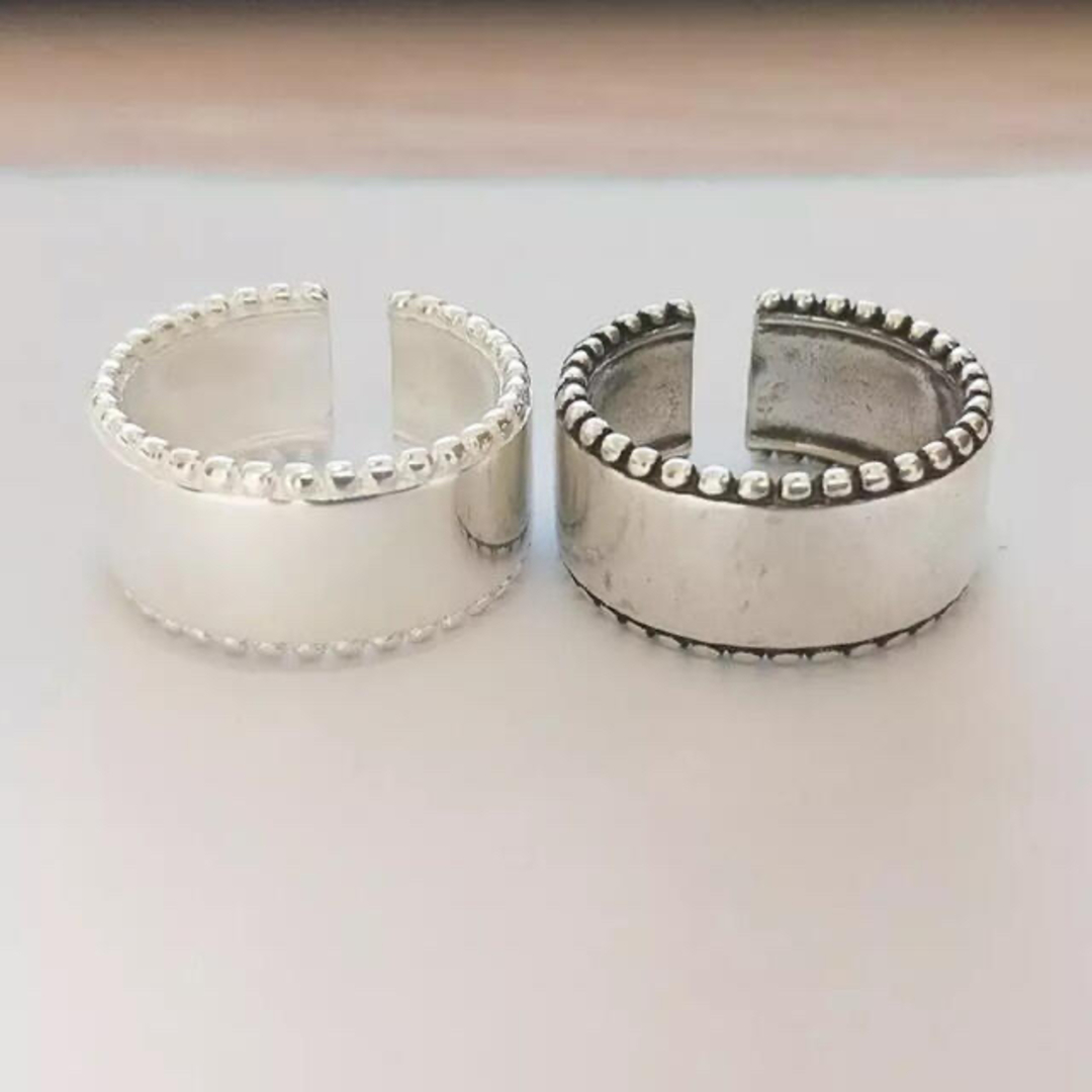 TODAYFUL(トゥデイフル)のWide silver grain ring No.55 レディースのアクセサリー(リング(指輪))の商品写真