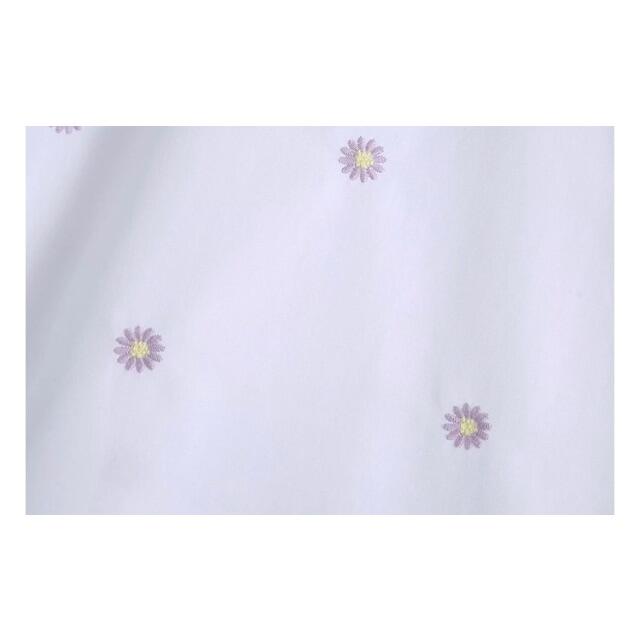 ZARA(ザラ)の🌼春新作💐4005◆花柄 フラワー 刺繍 襟 シャツ ブラウス レディースのトップス(シャツ/ブラウス(半袖/袖なし))の商品写真