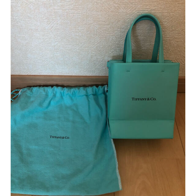 TIFFANYトート大人気国内完売　美品ティファニーミニトートバッグ　TIFFANY&CO.バッグ