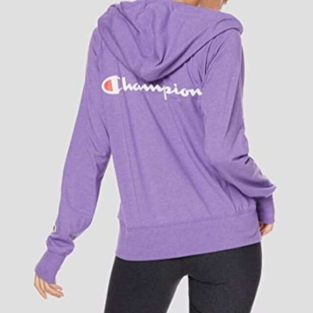 Champion(チャンピオン)の新品 L champion training hoodie shirt 紫 スポーツ/アウトドアのゴルフ(ウエア)の商品写真