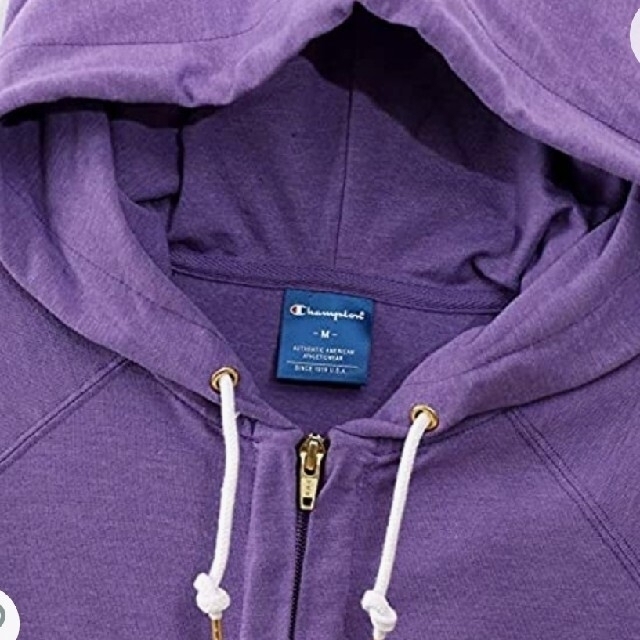 Champion(チャンピオン)の新品 L champion training hoodie shirt 紫 スポーツ/アウトドアのゴルフ(ウエア)の商品写真