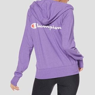 チャンピオン(Champion)の新品 L champion training hoodie shirt 紫(ウエア)