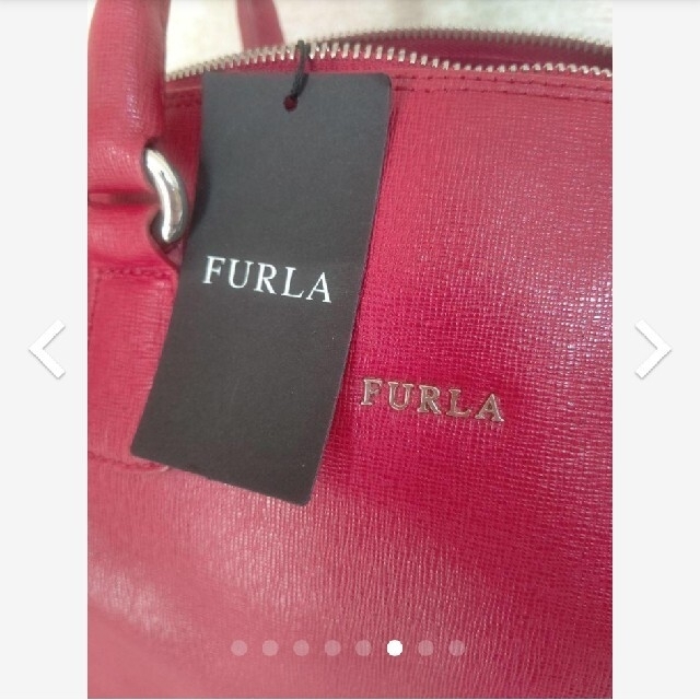 Furla(フルラ)の最終価格！FURLA フルラ ボストン型 バッグ 赤 レディースのバッグ(ハンドバッグ)の商品写真