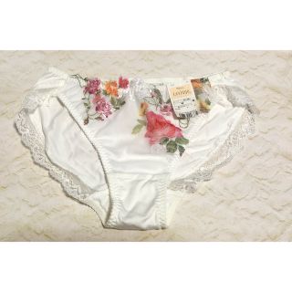 ワコール(Wacoal)の＜新品＞ワコール　Wing　Lesiageレシアージュ　M　ホワイト　花柄(ショーツ)