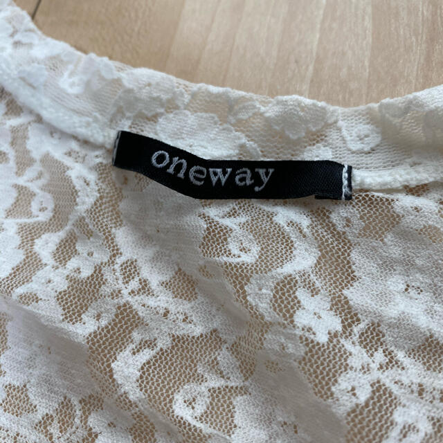 one*way(ワンウェイ)のoneway レーストップス 半袖 レディースのトップス(カットソー(半袖/袖なし))の商品写真