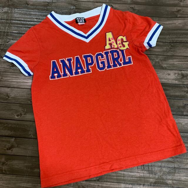 ANAP(アナップ)のANAPGIRL  Tシャツ　XS キッズ/ベビー/マタニティのキッズ服女の子用(90cm~)(Tシャツ/カットソー)の商品写真