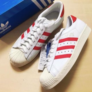 アディダス Superstar レッド 赤色系 の通販 300点以上 Adidasを買うならラクマ