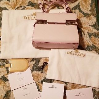 エルメス(Hermes)の直営店購入 DELVAUX デルヴォー タンペートスモール シルクラベンダー(ハンドバッグ)