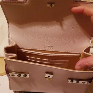 直営店購入 DELVAUX デルヴォー タンペートスモール シルクラベンダー