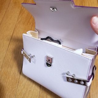 直営店購入 DELVAUX デルヴォー タンペートスモール シルクラベンダー