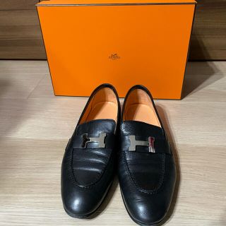 エルメス(Hermes)の【マキコ様専用】エルメス　モカシン　37.5(ローファー/革靴)