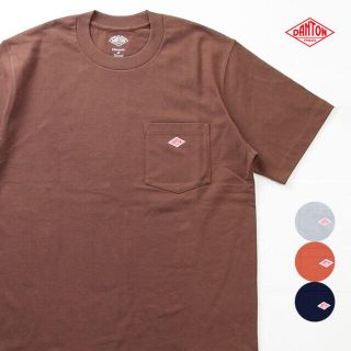 ダントン(DANTON)のダントン　Tシャツ　ブラウン　38(Tシャツ/カットソー(半袖/袖なし))