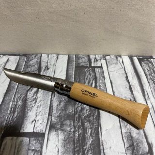 オピネル(OPINEL)のオピネル　ステンレス9  折りたたみナイフ　新品(調理器具)