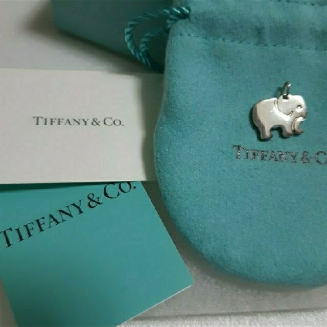 Tiffany & Co.(ティファニー)のティファニー エレファント チャーム 象 シルバー 925 レディースのアクセサリー(ネックレス)の商品写真
