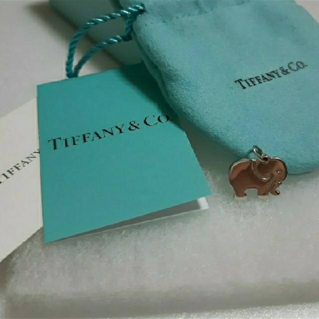 Tiffany & Co.(ティファニー)のティファニー エレファント チャーム 象 シルバー 925 レディースのアクセサリー(ネックレス)の商品写真