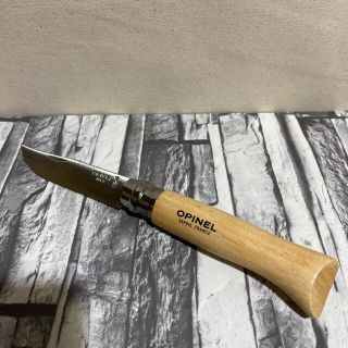 オピネル(OPINEL)のオピネル　ステンレス8  折りたたみナイフ　新品(調理器具)