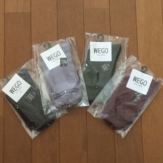 ウィゴー(WEGO)のWEGO レディース無地ソックス 4足(ソックス)