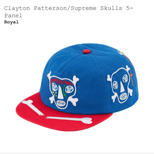 帽子シュプリーム　Clayton Patterson Skulls 5-Panel