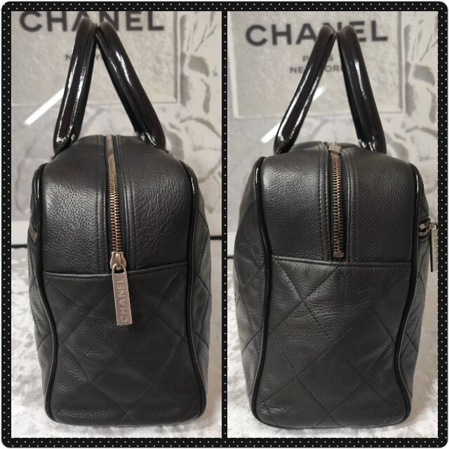 CHANEL(シャネル)のshine様専用 キャビアスキン マトラッセ ボストン バッグ ロゴ ✨極美品✨ レディースのバッグ(ボストンバッグ)の商品写真