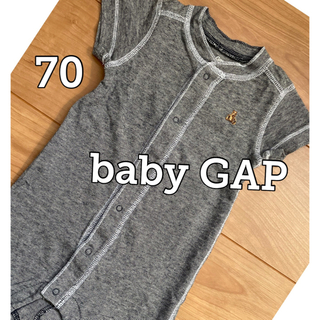 ベビーギャップ(babyGAP)のbaby GAP 半袖ロンパース 70cm(ロンパース)