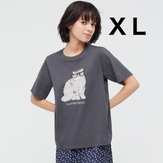 ユニクロ(UNIQLO)のユニクロ ポール&ジョー 猫 Tシャツ XLサイズ PAUL&JOE 新品(Tシャツ(半袖/袖なし))