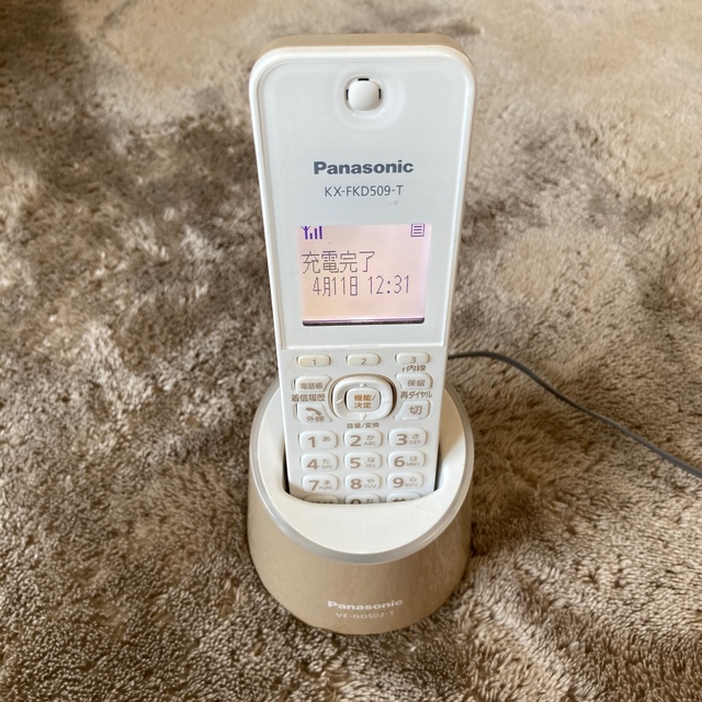 コードレス電話 Panasonic VE-GDS02-T