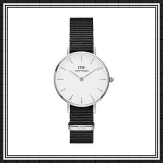 【新商品】ダニエルウェリントン 腕時計 レディース ホワイト ブラック m