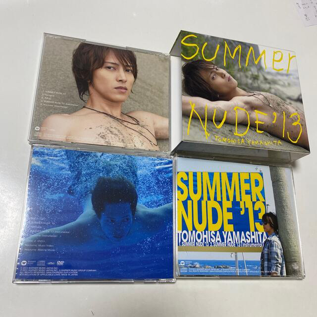 山下智久 SUMMER NUDE 4枚組 収納ケース付き エンタメ/ホビーのDVD/ブルーレイ(ミュージック)の商品写真