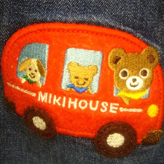 mikihouse(ミキハウス)のミキハウス デニムパンツ 100 キッズ/ベビー/マタニティのキッズ服男の子用(90cm~)(パンツ/スパッツ)の商品写真