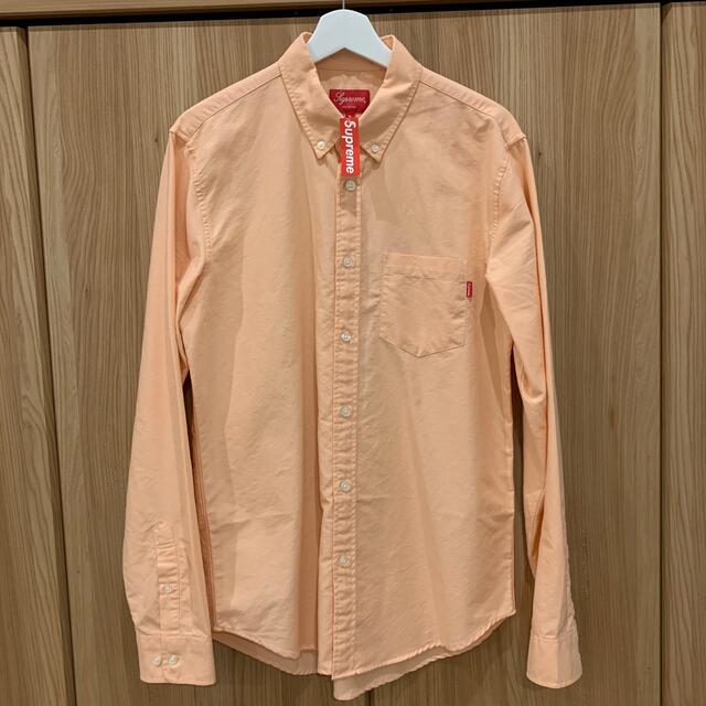 supreme oxford shirt peach