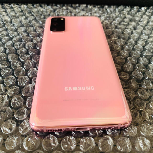 Galaxy(ギャラクシー)のGalaxy S20 5G Cloud Pink 128GB SIMフリー スマホ/家電/カメラのスマートフォン/携帯電話(スマートフォン本体)の商品写真