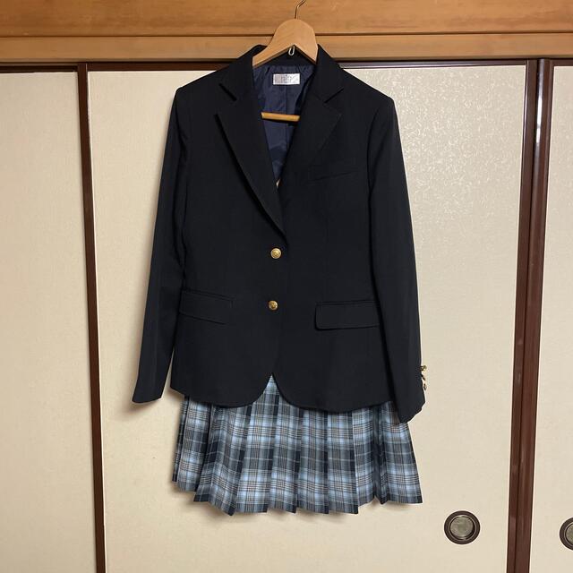 spicecandyフォーマルスーツ制服スクール学校チェックスカート紺ジャケット レディースのフォーマル/ドレス(礼服/喪服)の商品写真