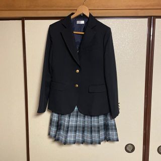 spicecandyフォーマルスーツ制服スクール学校チェックスカート紺ジャケット(礼服/喪服)