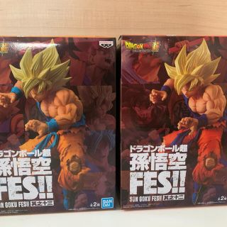 バンダイ(BANDAI)のドラゴンボール超　孫悟空フェス　超サイヤ人悟空　フィギュアセット(アニメ/ゲーム)