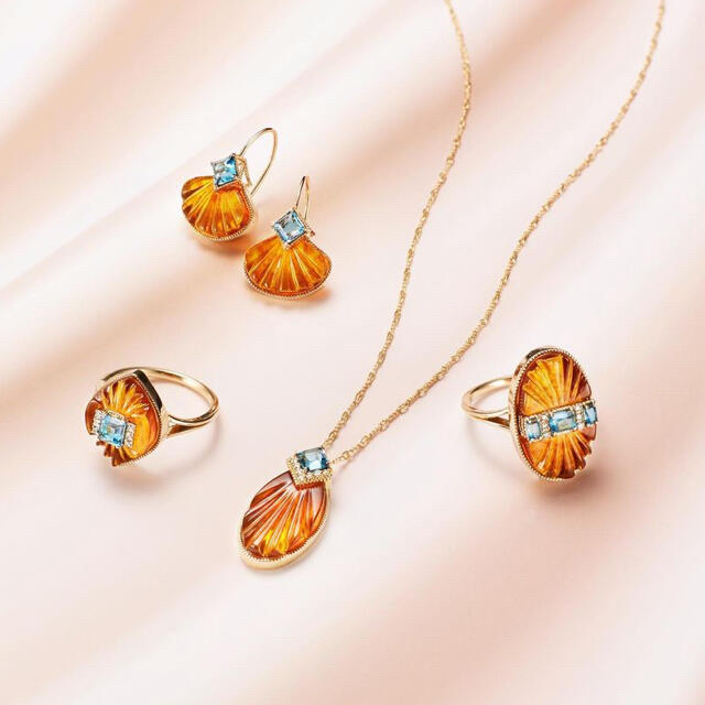 アンバー　ネックレス（modern amber collection ）アクセサリー