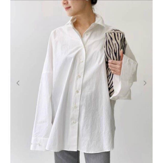 L'Appartement  GENTLEWOMAN SHIRT ホワイトレディース