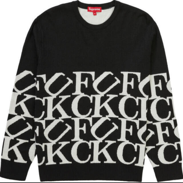 supreme 20fw Fuck Sweater