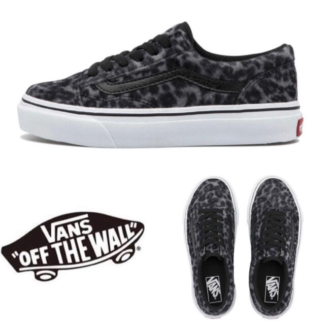 VANS(ヴァンズ)の【VANS】ヴァンズ オールドスクール 22cm V36CK LEO BLACK キッズ/ベビー/マタニティのキッズ靴/シューズ(15cm~)(スニーカー)の商品写真