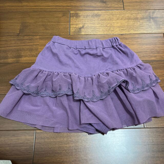 BeBe(ベベ)のキュロットスカート キッズ/ベビー/マタニティのキッズ服女の子用(90cm~)(パンツ/スパッツ)の商品写真