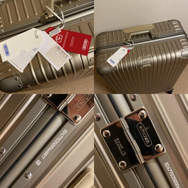 RIMOWA(リモワ)の希少‼️【新品】RIMOWA★リモワ　トパーズ　チタニウム／98ℓ スーツケース メンズのバッグ(トラベルバッグ/スーツケース)の商品写真