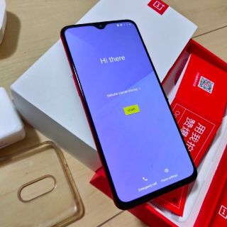 アンドロイド(ANDROID)のONEplus7 oxygenos 8gb 256gb 希少な赤色(スマートフォン本体)