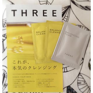 スリー(THREE)のTHREE★クレンジングオイル&洗顔 サンプル(クレンジング/メイク落とし)