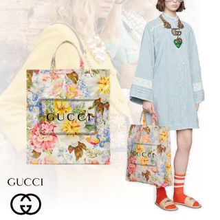 グッチ(Gucci)の☆新品☆GUCCI トートバッグ プリントフローラ(トートバッグ)