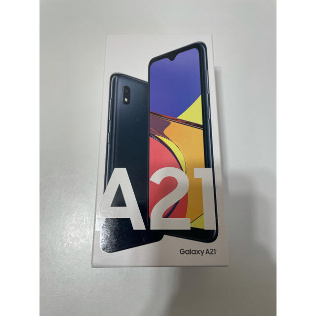 【新品未開封】galaxy A21 ブラック　SIMフリー　SCV49