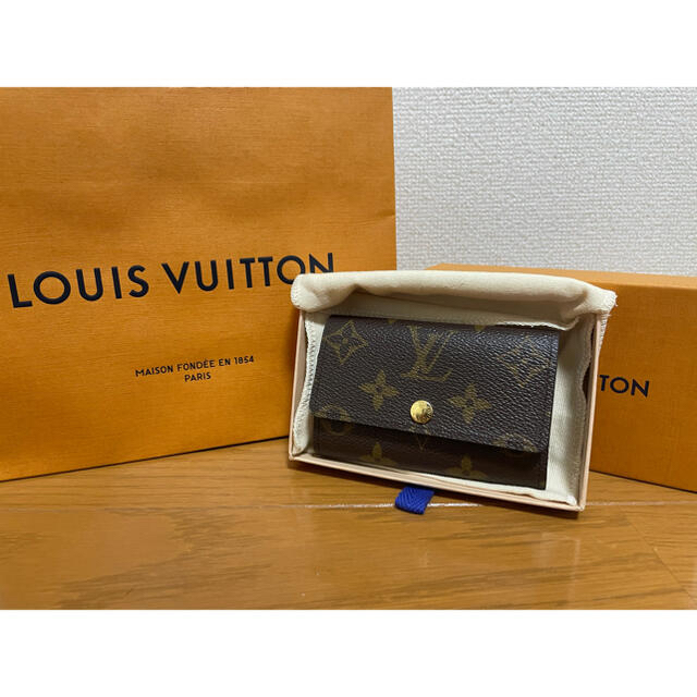 Louis Vuitton ルイヴィトン　キーケースクロスグレインレザー金具色