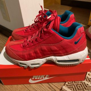 ナイキ(NIKE)の【値下げ】NIKE AIR MAX95 ユーティリティ ユニバーシティーレッド(スニーカー)